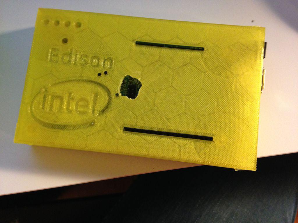 3D Printed Intel Edison Case by Michael Jassowski