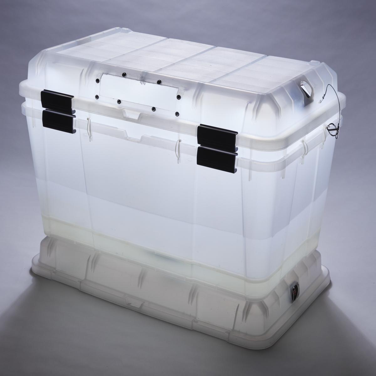 One of the first iterations of the grow chamber